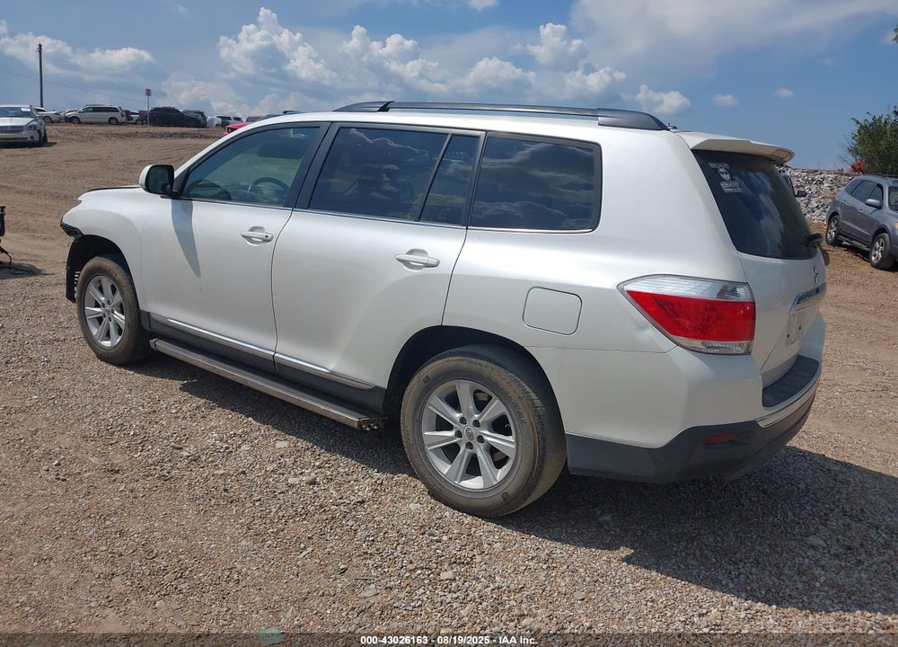 2012 TOYOTA HIGHLANDER VIN: 5TDZA3EH6CS027211