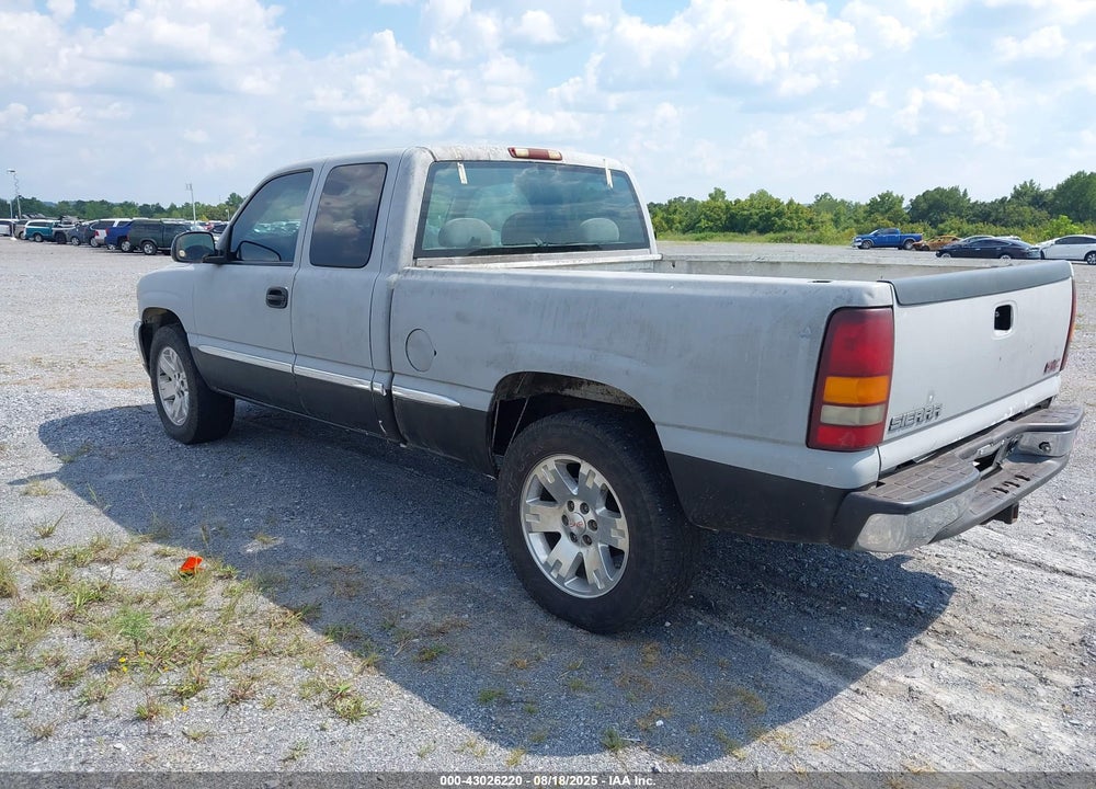 2002 GMC SIERRA 1500 SLE VIN: 2GTEC19V721345759
