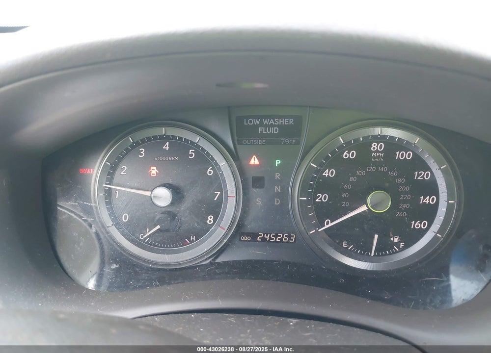 2009 LEXUS ES 350 VIN: JTHBJ46G692306752
