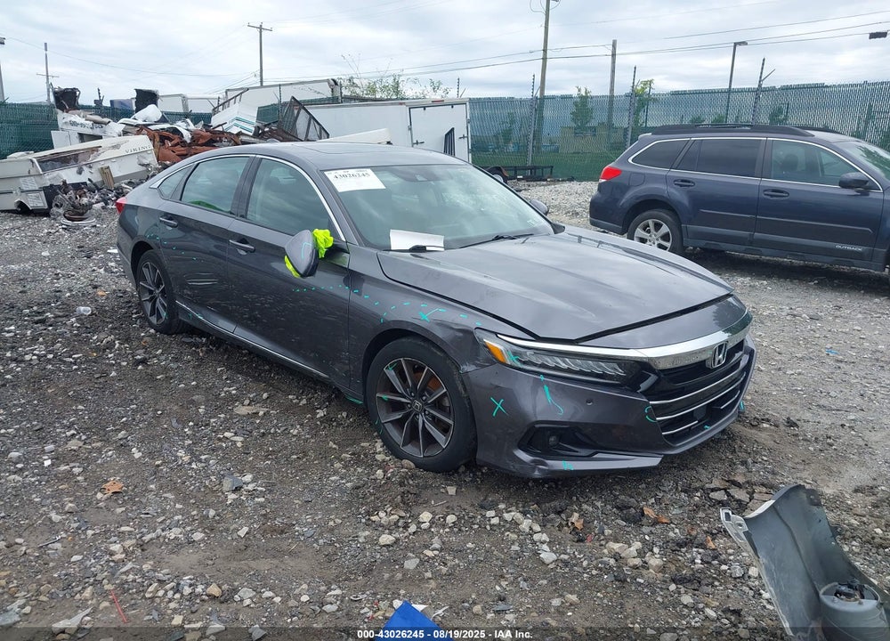 2021 HONDA ACCORD EX-L VIN: 1HGCV1F54MA007445