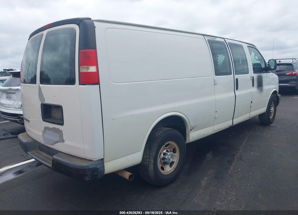 2008 CHEVROLET EXPRESS WORK VAN VIN: 1GCGG29K381193101