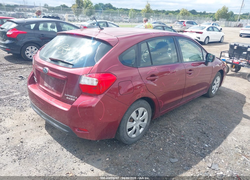 2013 SUBARU IMPREZA VIN: JF1GPAA68D2883350