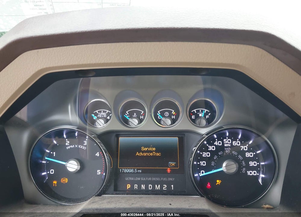 2012 FORD F-250 VIN: 1FT7W2BT9CEC25301