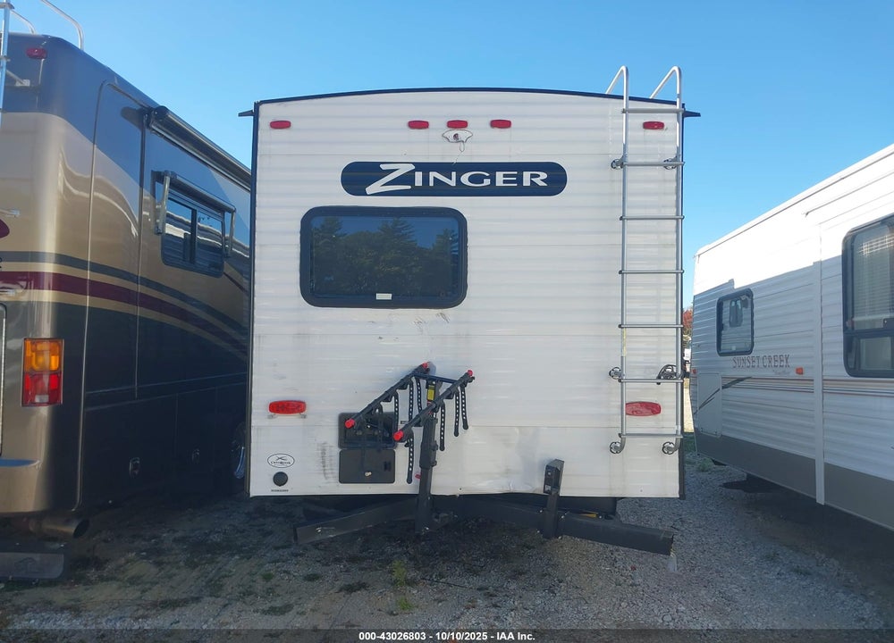 2022 ZINGER TRAVEL TRAILER VIN: 4YDTZRR28NS373727
