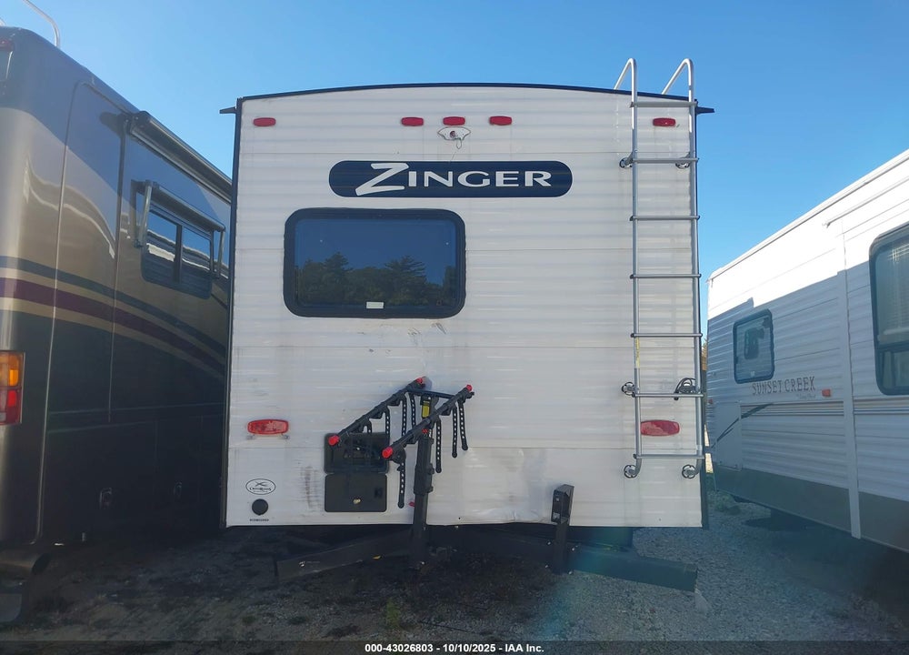 2022 ZINGER TRAVEL TRAILER VIN: 4YDTZRR28NS373727