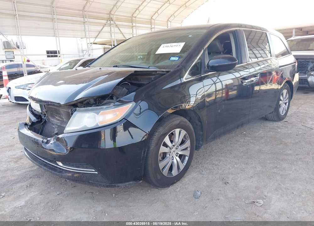 2016 HONDA ODYSSEY EX-L VIN: 5FNRL5H65GB131313