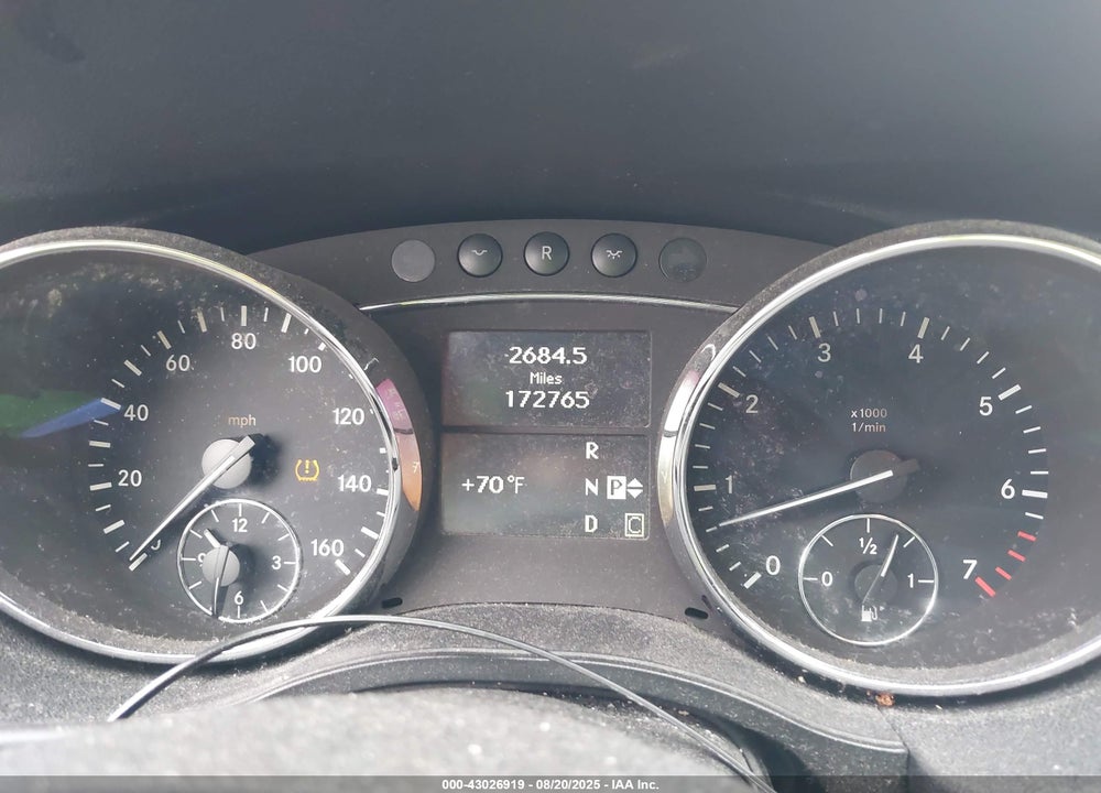 2009 MERCEDES-BENZ R-CLASS VIN: 4JGCB65E19A093287