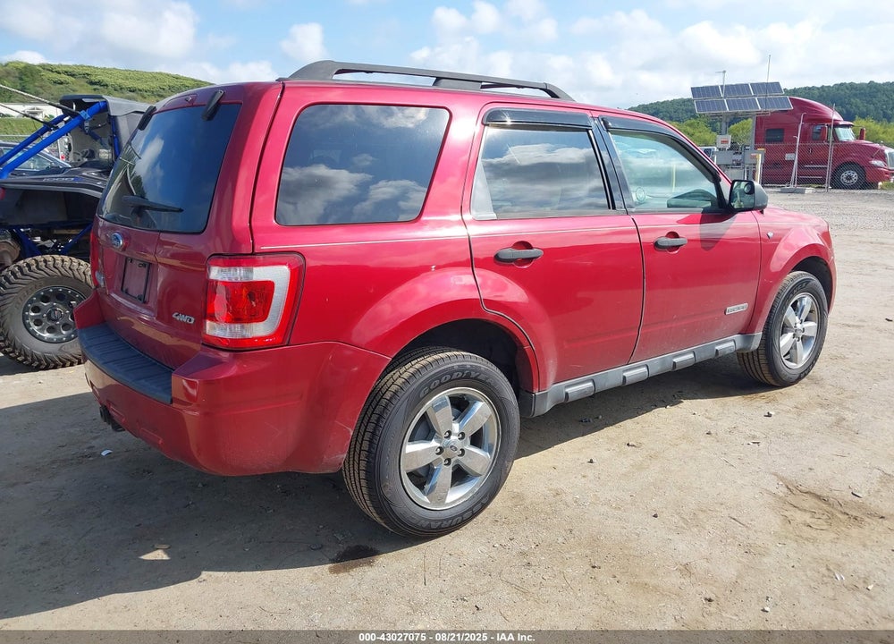 2008 FORD ESCAPE XLT VIN: 1FMCU93138KB42204