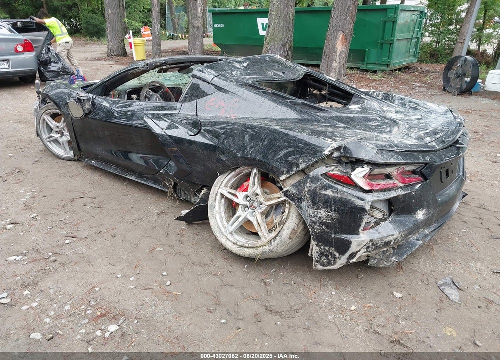 2022 CHEVROLET CORVETTE STINGRAY VIN: 1G1YB2D45N5121034