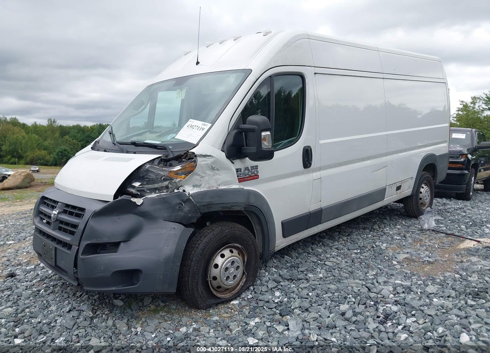 2018 RAM PROMASTER 2500 HIGH ROOF 159 WB VIN: 3C6TRVDG6JE102541