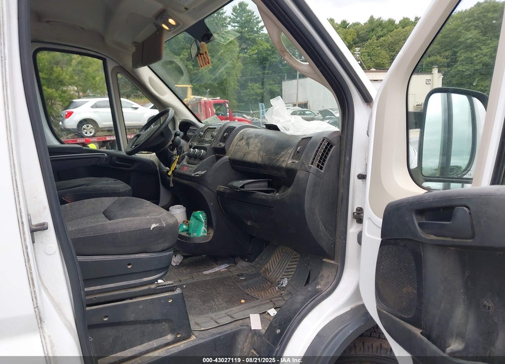 2018 RAM PROMASTER 2500 HIGH ROOF 159 WB VIN: 3C6TRVDG6JE102541