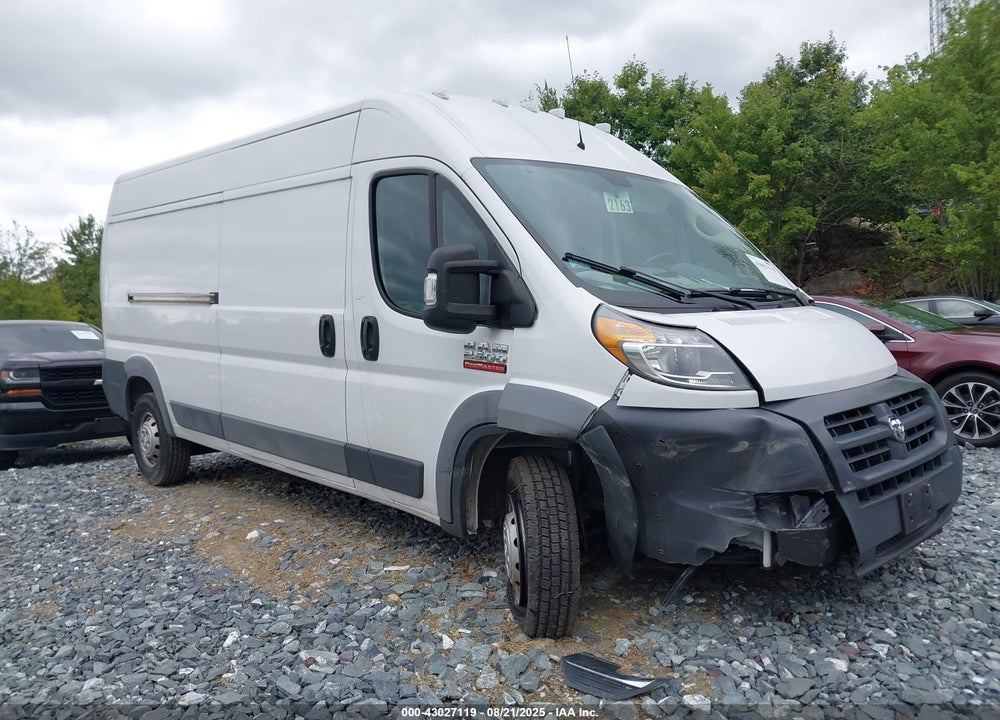 2018 RAM PROMASTER 2500 HIGH ROOF 159 WB VIN: 3C6TRVDG6JE102541
