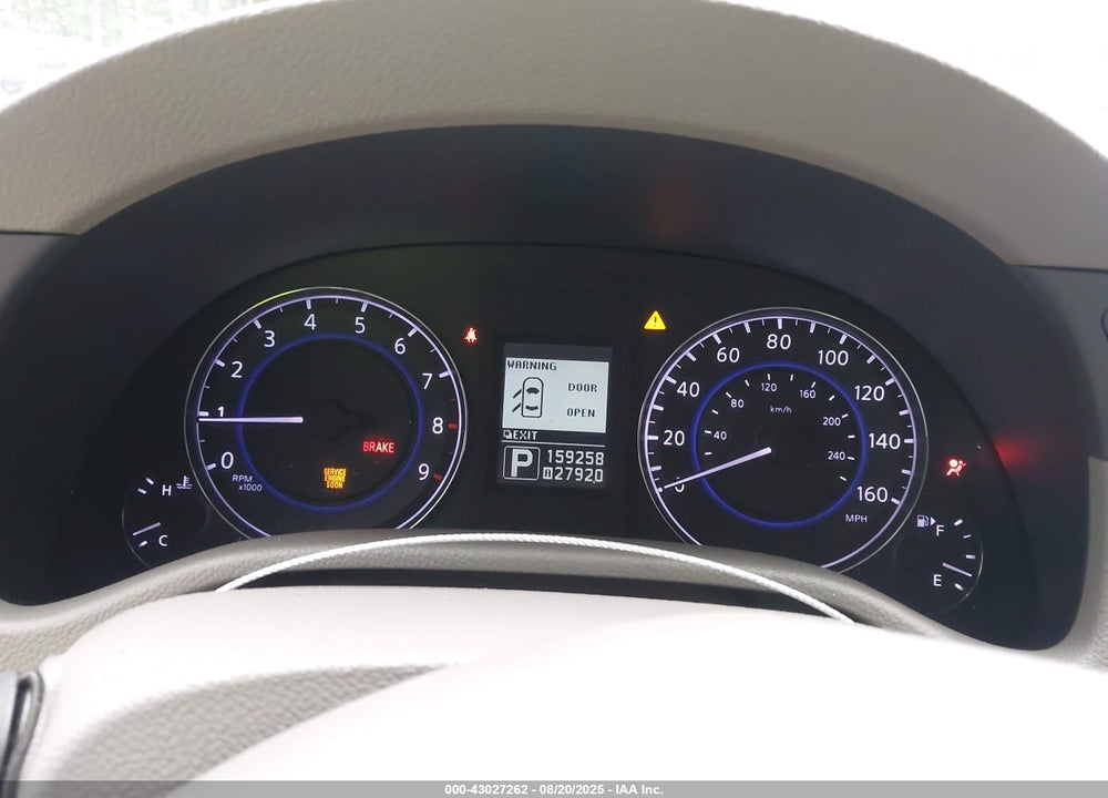 2013 INFINITI G37X VIN: JN1CV6AR9DM752585