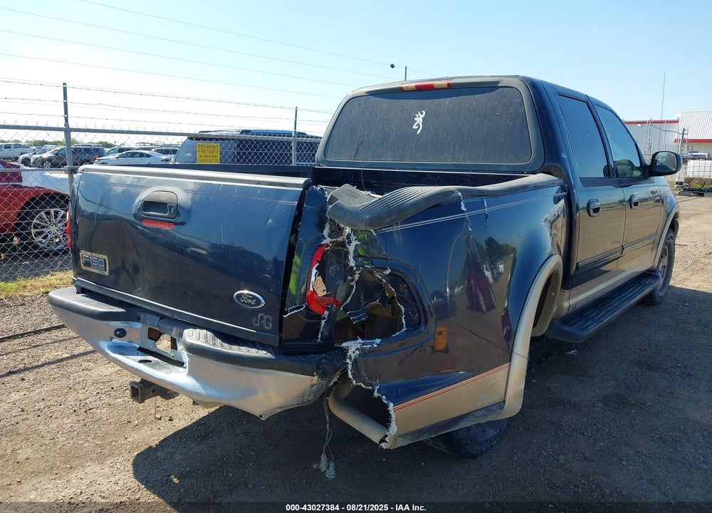 2001 FORD F-150 HARLEY-DAVIDSON EDITION/KING RANCH EDITION/LARIAT/XLT VIN: 1FTRW07WX1KD54341