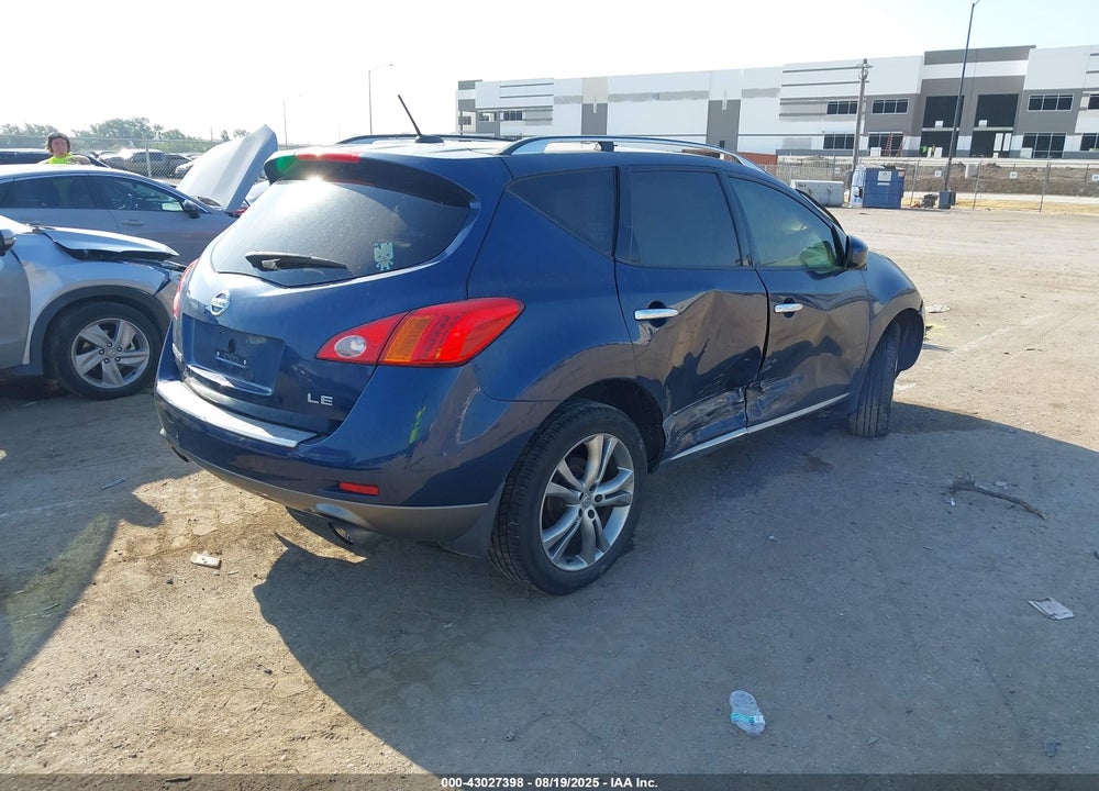 2010 NISSAN MURANO VIN: JN8AZ1MUXAW018974