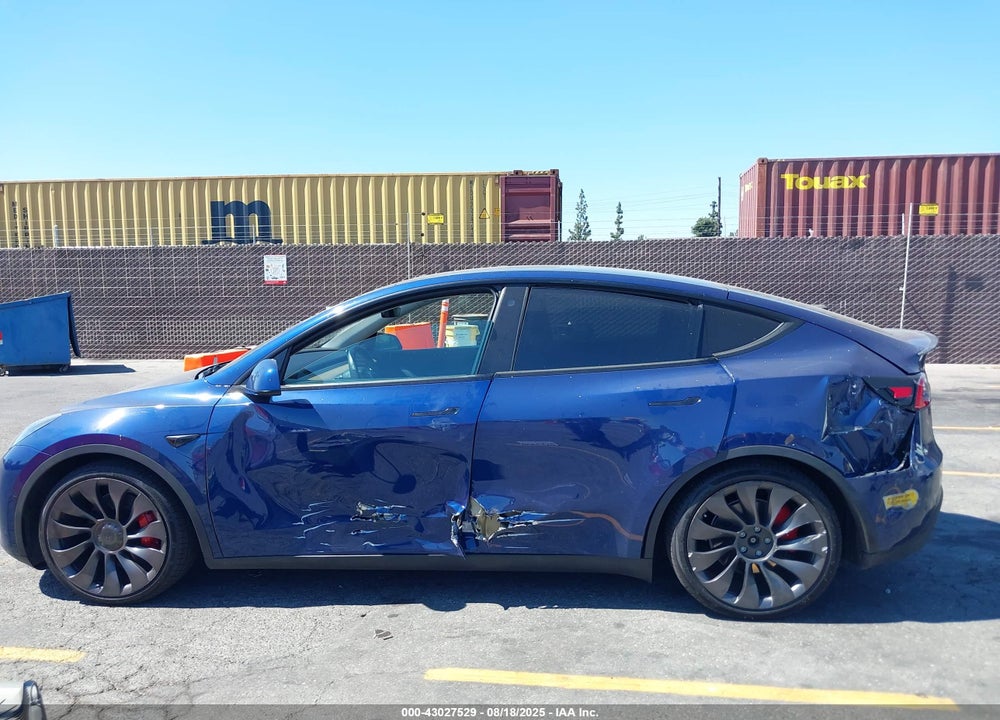 2021 TESLA MODEL Y PERFORMANCE DUAL MOTOR ALL-WHEEL DRIVE VIN: 5YJYGDEFXMF140888