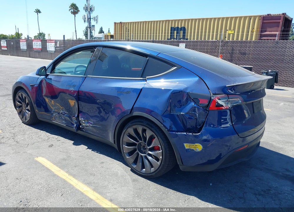 2021 TESLA MODEL Y PERFORMANCE DUAL MOTOR ALL-WHEEL DRIVE VIN: 5YJYGDEFXMF140888
