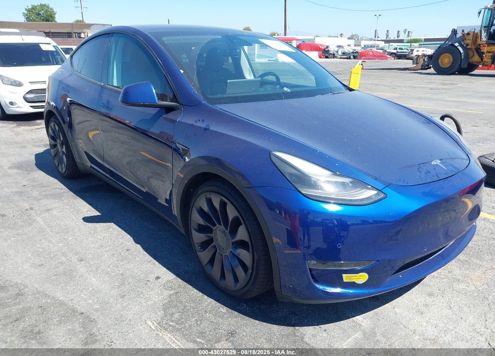 2021 TESLA MODEL Y PERFORMANCE DUAL MOTOR ALL-WHEEL DRIVE VIN: 5YJYGDEFXMF140888