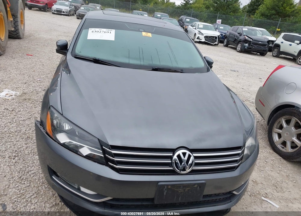 2015 VOLKSWAGEN PASSAT VIN: 1VWBT7A34FC050597