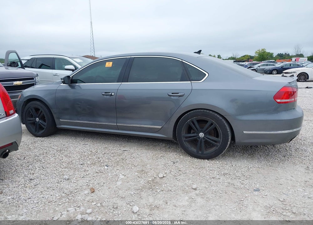 2015 VOLKSWAGEN PASSAT VIN: 1VWBT7A34FC050597