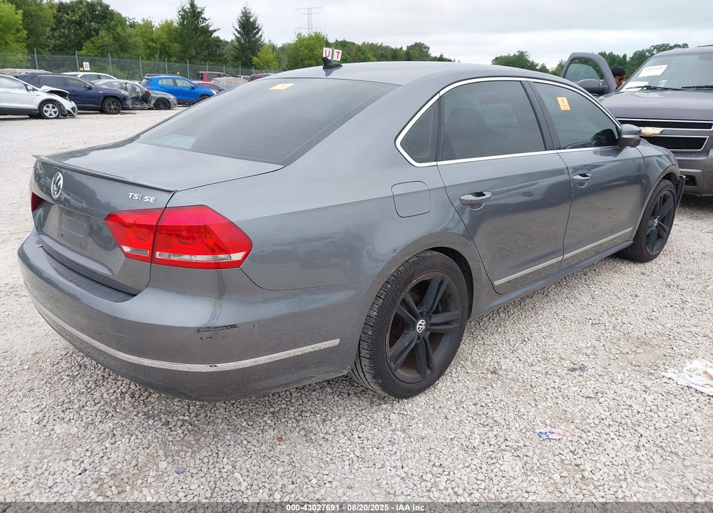 2015 VOLKSWAGEN PASSAT VIN: 1VWBT7A34FC050597