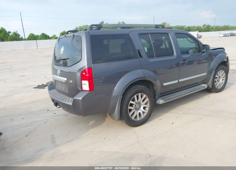 2012 NISSAN PATHFINDER VIN: 5N1AR1NN3CC609649