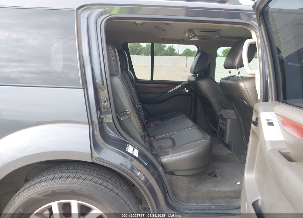2012 NISSAN PATHFINDER VIN: 5N1AR1NN3CC609649