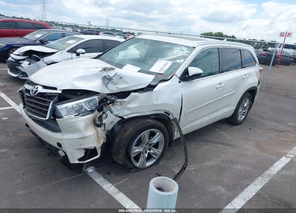 2015 TOYOTA HIGHLANDER VIN: 5TDYKRFH8FS041612