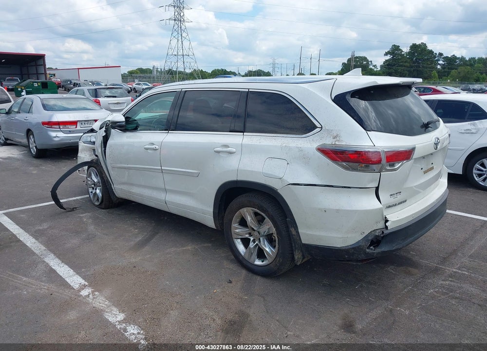 2015 TOYOTA HIGHLANDER VIN: 5TDYKRFH8FS041612