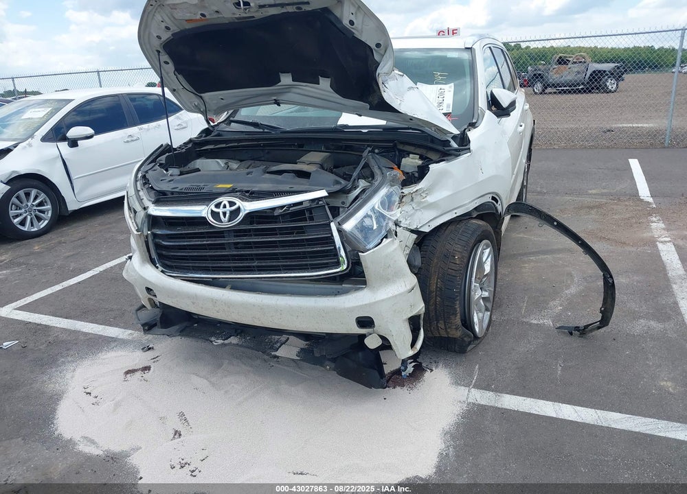 2015 TOYOTA HIGHLANDER VIN: 5TDYKRFH8FS041612
