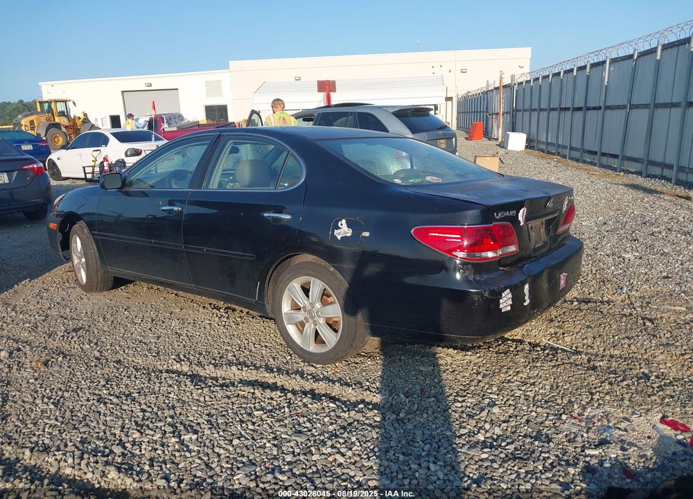 2005 LEXUS ES 330 VIN: JTHBA30GX55072076