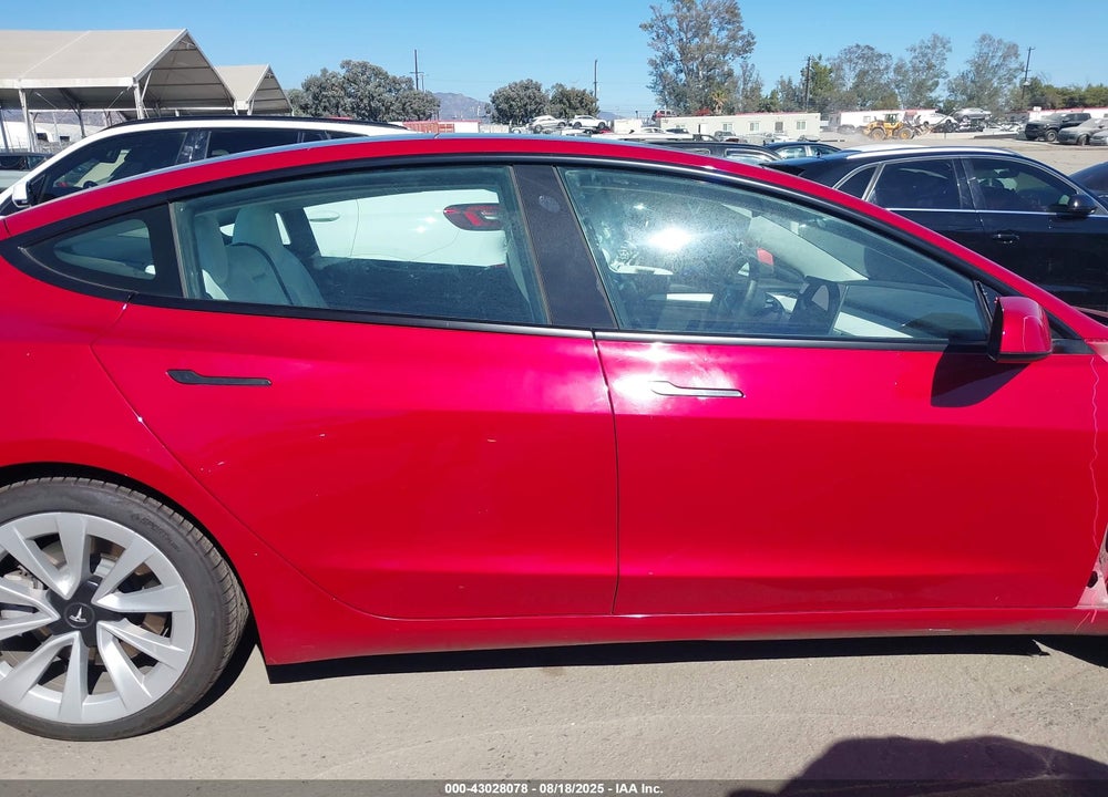2022 TESLA MODEL 3 VIN: 5YJ3E1EB4NF269643