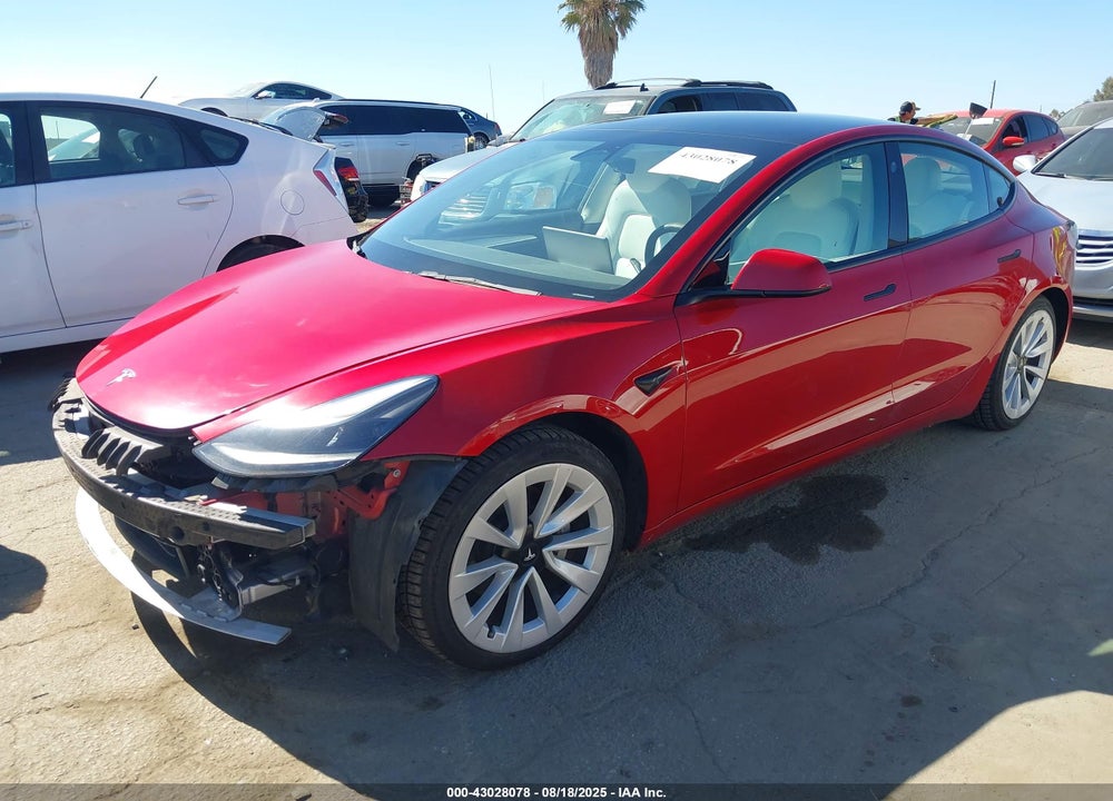 2022 TESLA MODEL 3 VIN: 5YJ3E1EB4NF269643
