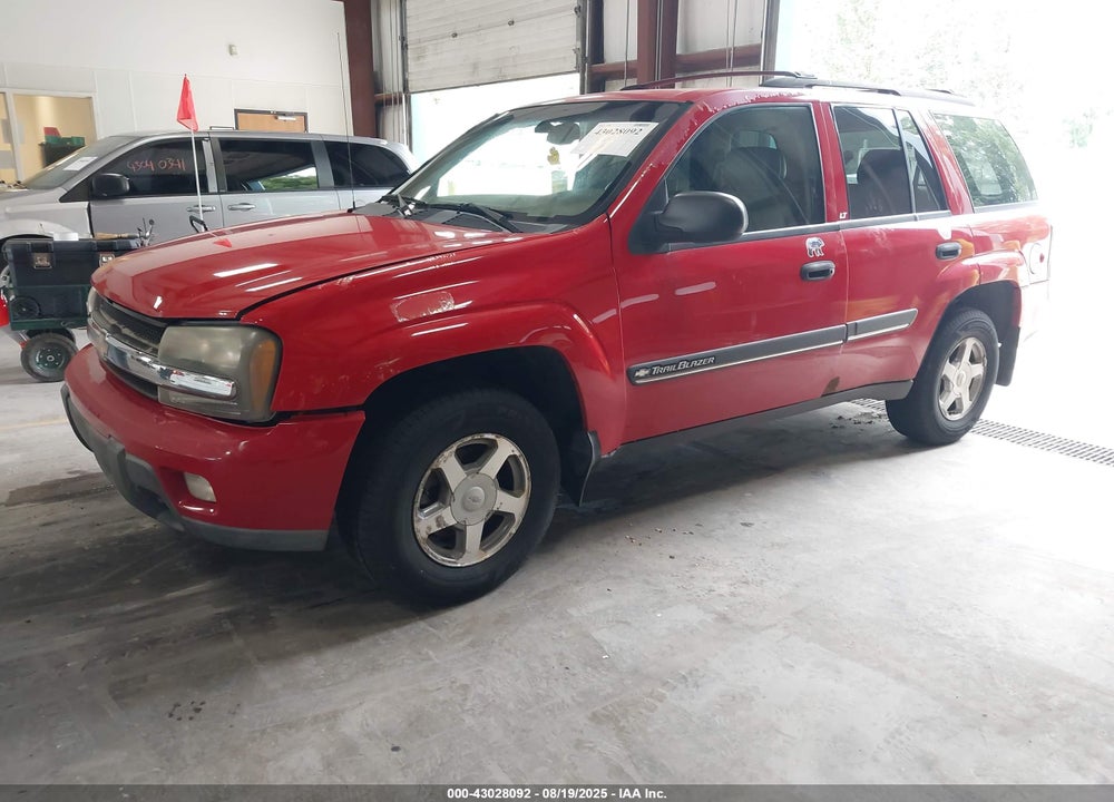 2002 CHEVROLET TRAILBLAZER LT VIN: 1GNDT13S622240499