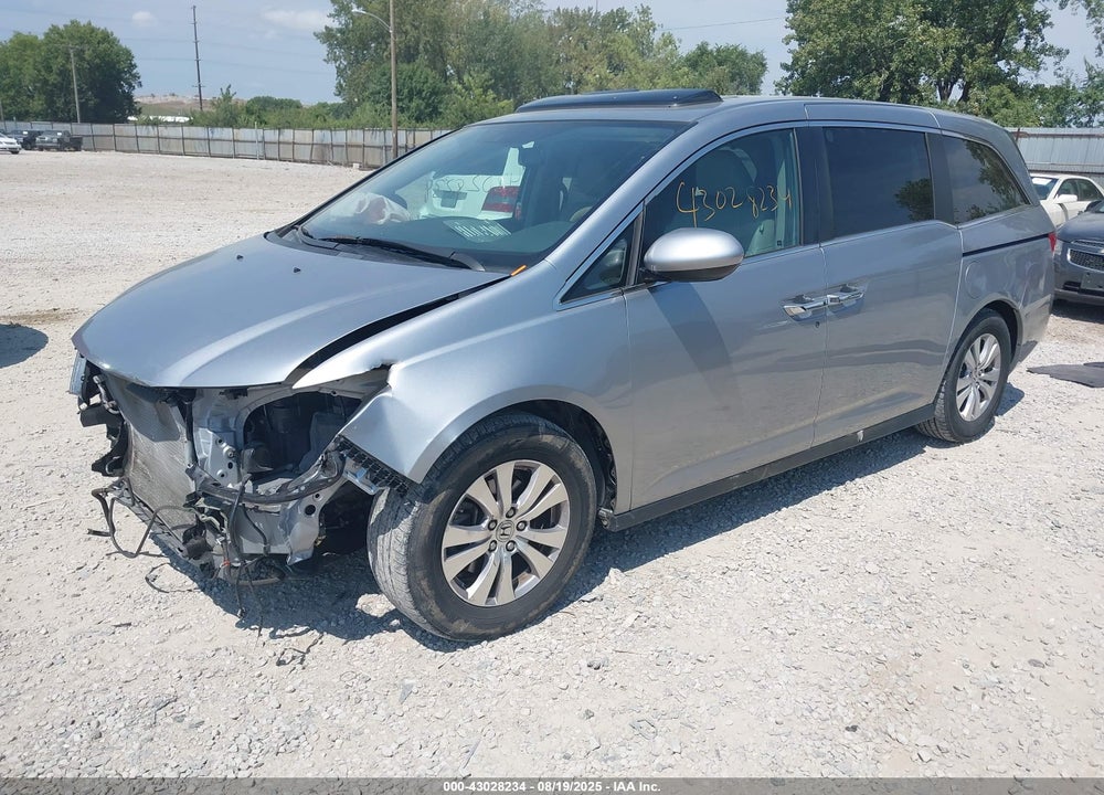 2016 HONDA ODYSSEY EXL VIN: 5FNRL5H65GB137936