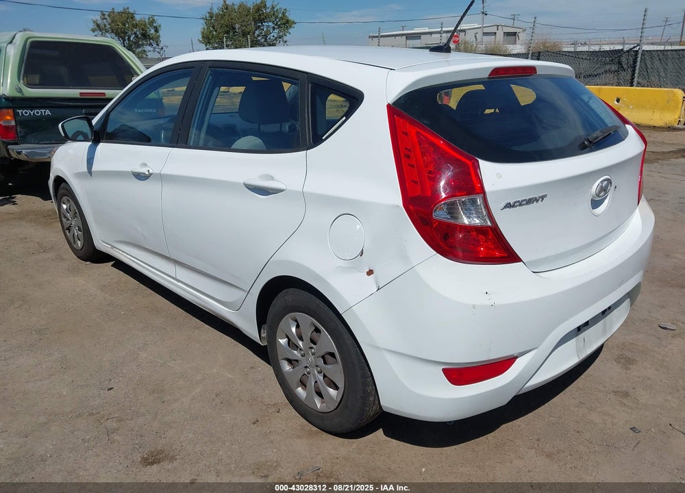 2017 HYUNDAI ACCENT SE VIN: KMHCT5AE7HU343030