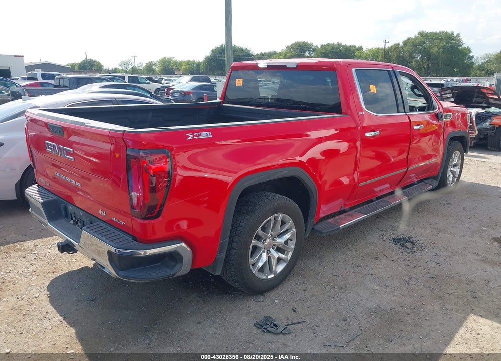 2022 GMC SIERRA 1500 LIMITED 4WD  STANDARD BOX SLT VIN: 3GTU9DET8NG171017