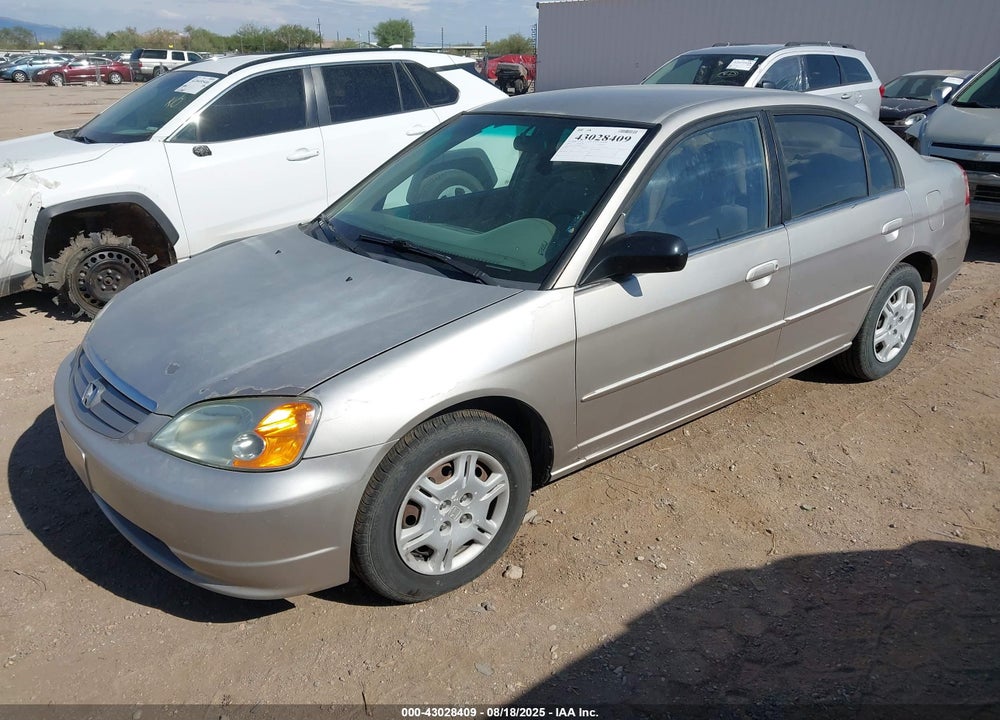 2002 HONDA CIVIC VIN: 1HGES16572L041575
