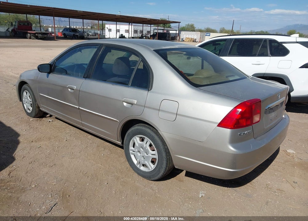 2002 HONDA CIVIC VIN: 1HGES16572L041575