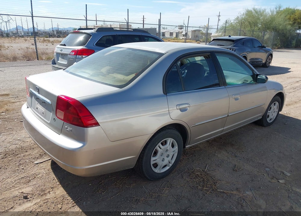 2002 HONDA CIVIC VIN: 1HGES16572L041575