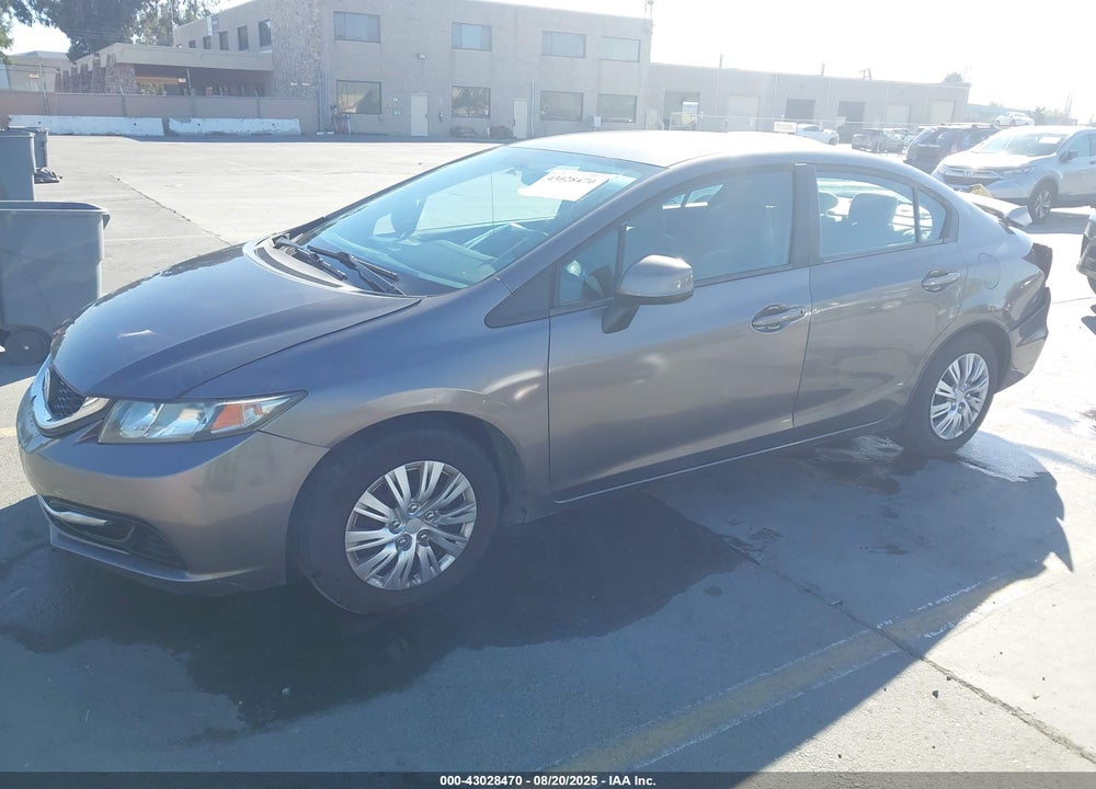 2013 HONDA CIVIC LX VIN: 19XFB2F56DE047890