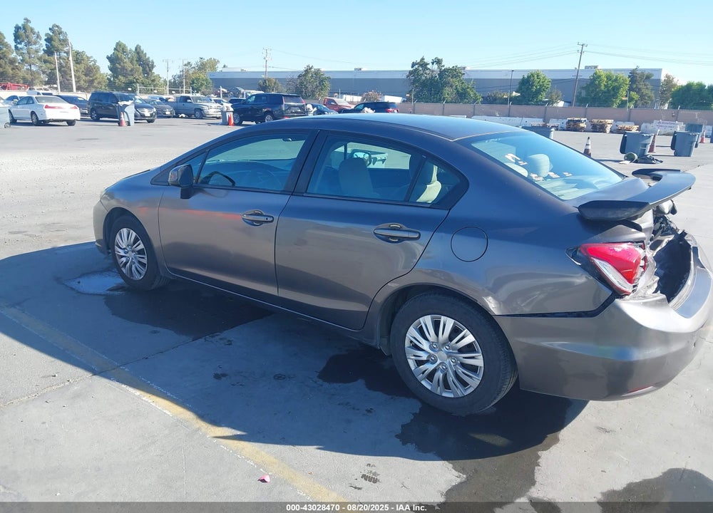 2013 HONDA CIVIC LX VIN: 19XFB2F56DE047890