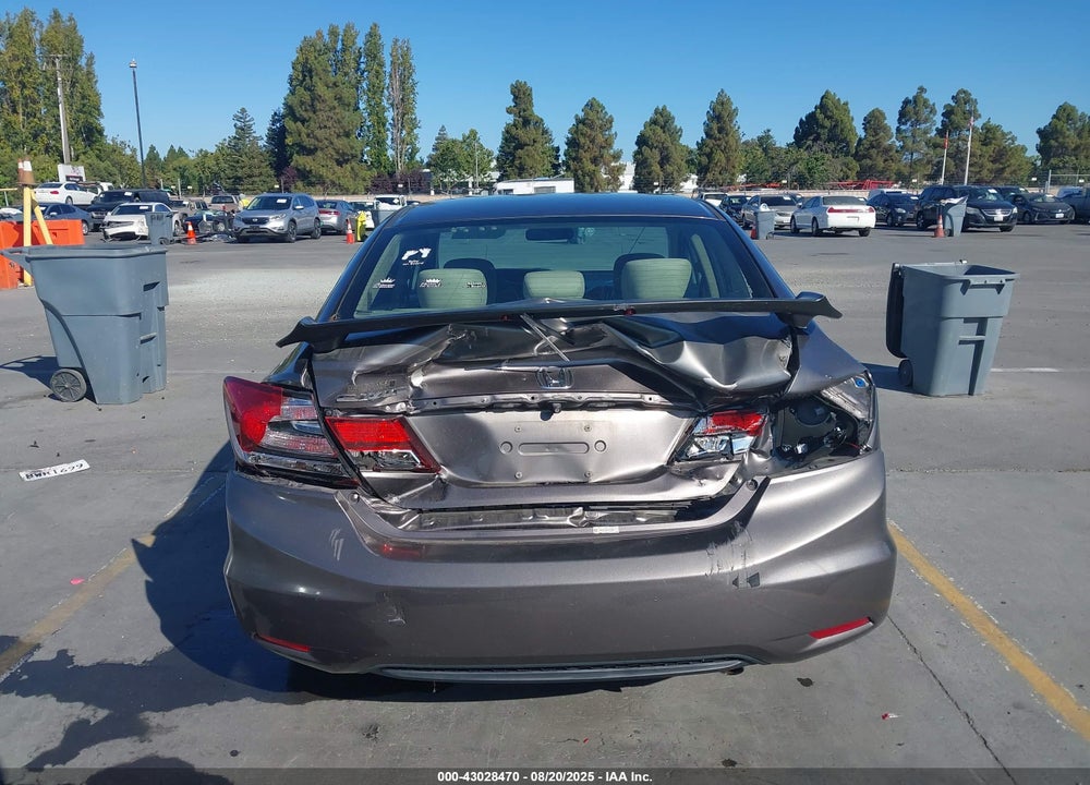 2013 HONDA CIVIC LX VIN: 19XFB2F56DE047890