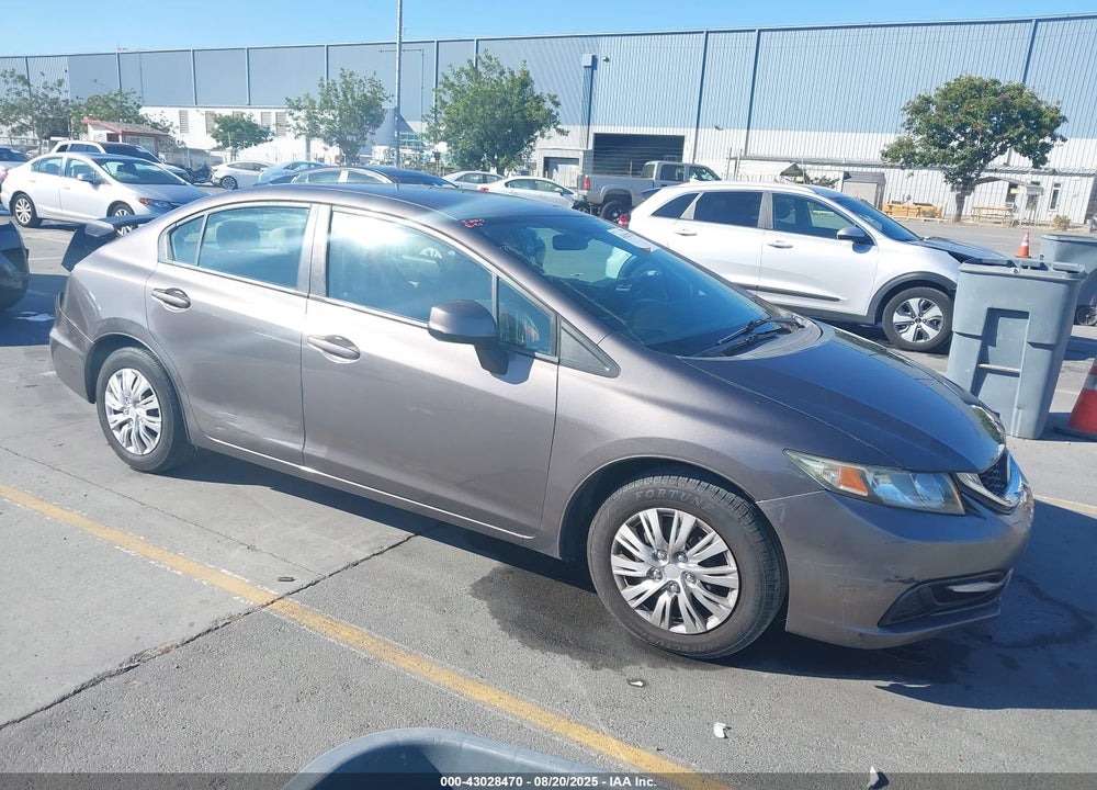 2013 HONDA CIVIC LX VIN: 19XFB2F56DE047890