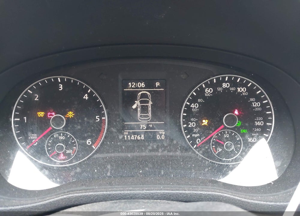 2014 VOLKSWAGEN PASSAT VIN: 1VWBN7A3XEC088988