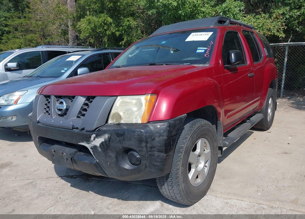 2008 NISSAN XTERRA S VIN: 5N1AN08UX8C513548
