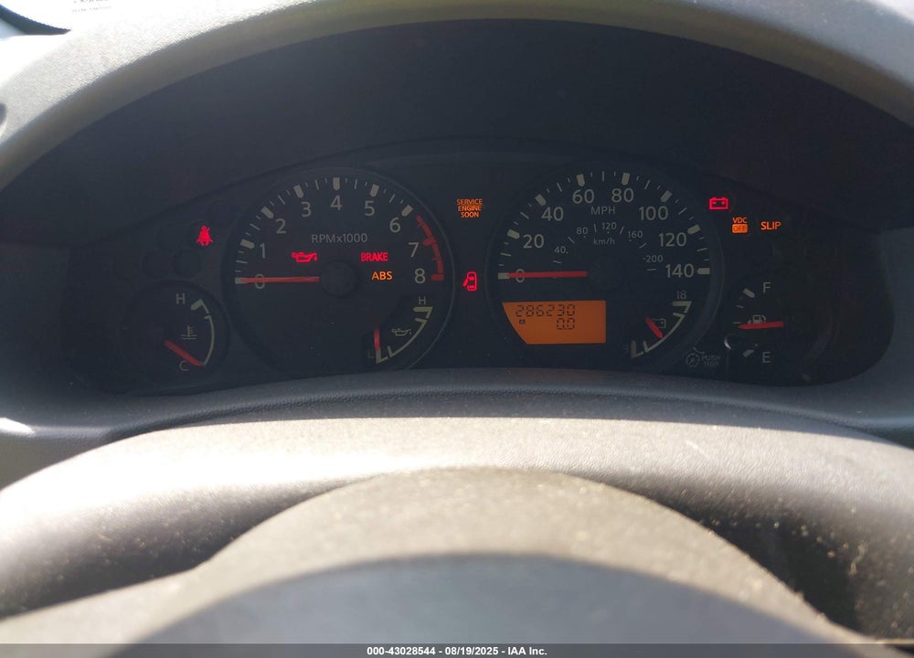 2008 NISSAN XTERRA S VIN: 5N1AN08UX8C513548