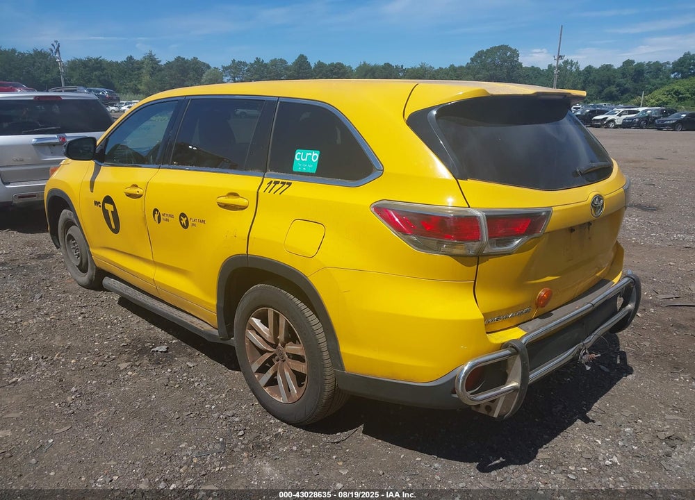 2014 TOYOTA HIGHLANDER LE VIN: 5TDZARFH0ES007427