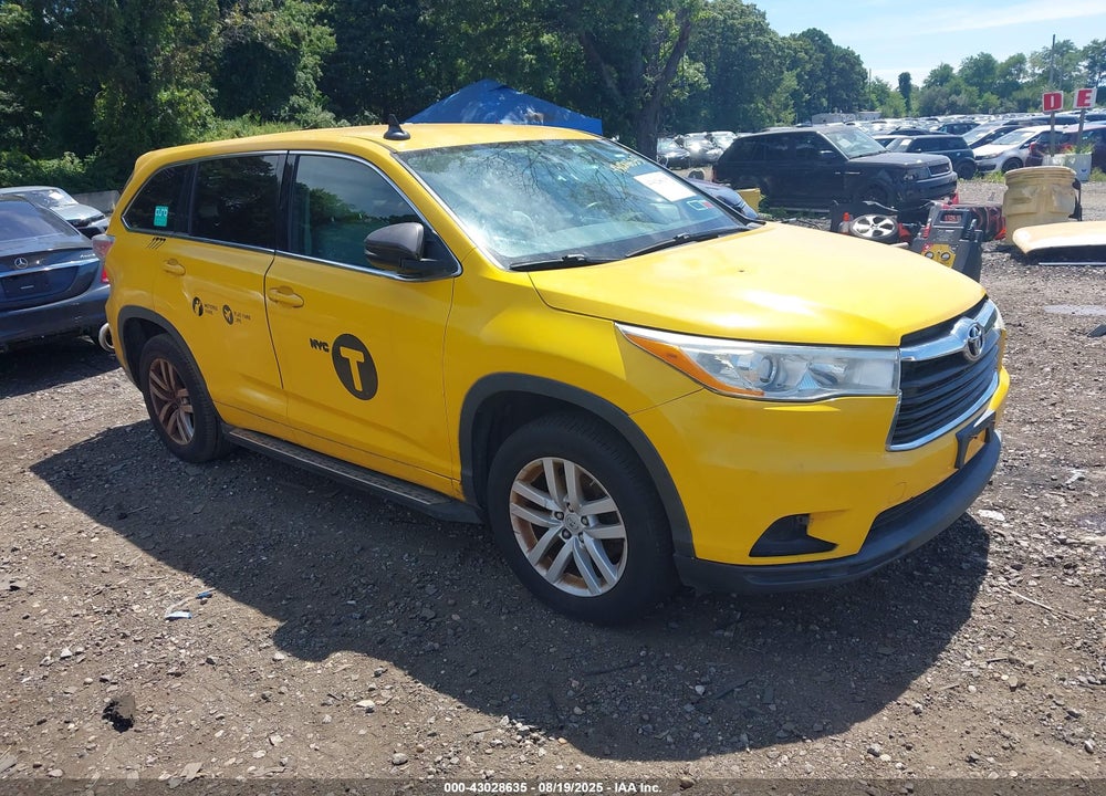 2014 TOYOTA HIGHLANDER LE VIN: 5TDZARFH0ES007427