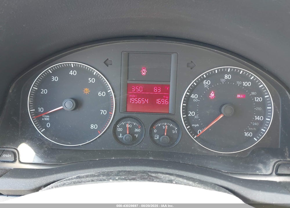 2009 VOLKSWAGEN JETTA VIN: 3VWRZ71K79M095198